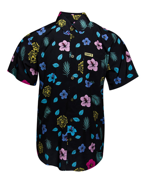 MISS MAY I PARTY SHIRT SHORT SLEEVE BUTTON UP - MENS
